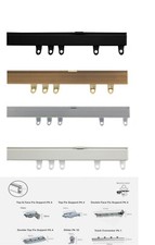 Fineline Curtain Track, Gliders & Brackets Straight & Bay Windows 60cm to 500cm