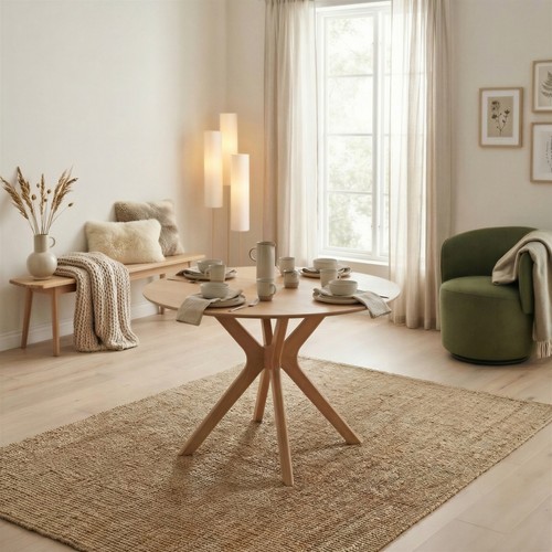 Seconds mette round oak - mette,