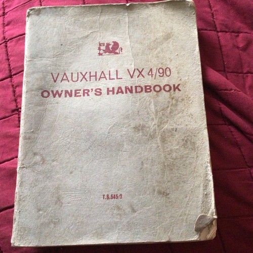 Vauxhall vx490 handbook - vauxhall,