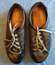 Ecco Black Leather Sneakers