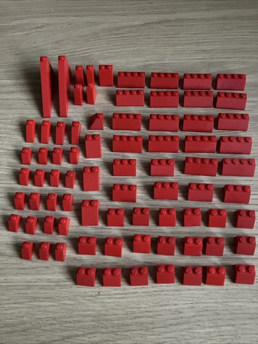Lego red slope - slope, roof