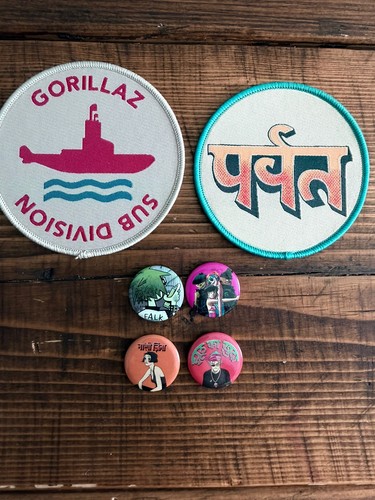 Rare gorillaz sew patches - on,