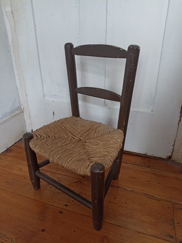 Antique child chair vintage - child's,