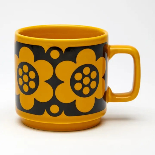 Hornsea geo flower mug - hornsea,