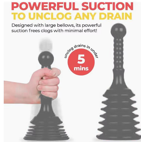 Heavy duty sink plunger rubber - duty,