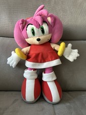 Sega Sonic the Hedgehog AMY ROSE Plush Soft Toy Rare Sega Prize International