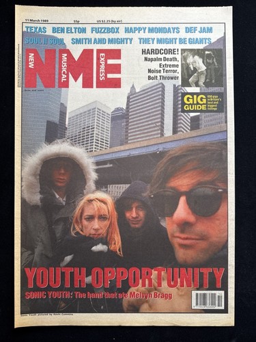 Sonic youth 15x11 1989 nme - 15x11",