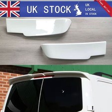 For VW Transporter T5 T5.1 2003-2015 Rear Barn Door Roof Spoiler Lip Gloss White