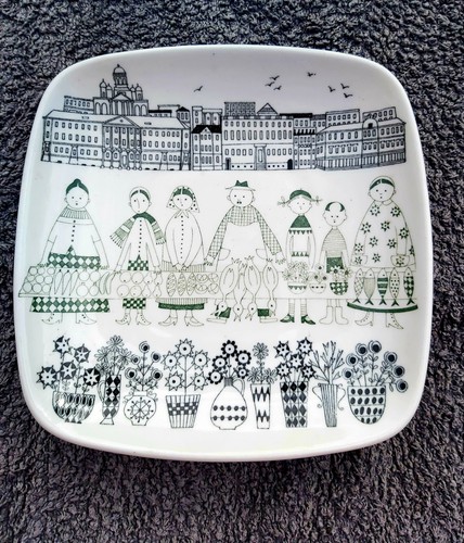 Arabia finland market plate - finland,