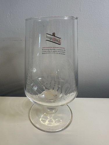 San miguel chalice pint glass - pint,