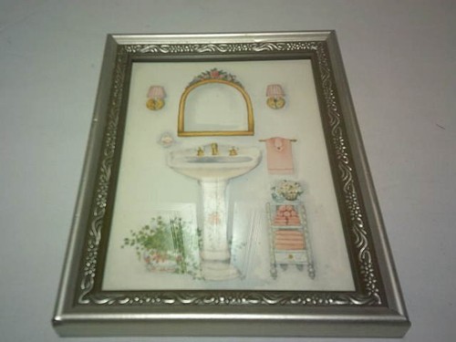 Silver framed peggy abrams - framed,