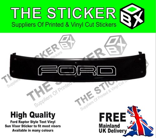 Sun visor ford text raptor - sun,