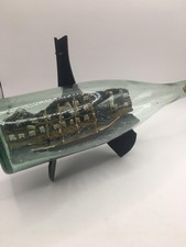 Vintage Ship in Bottle Diorama