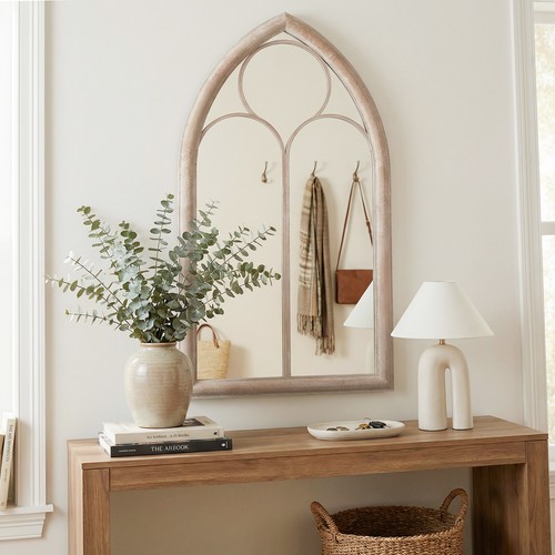 Farmhouse window pane mirror - window,
