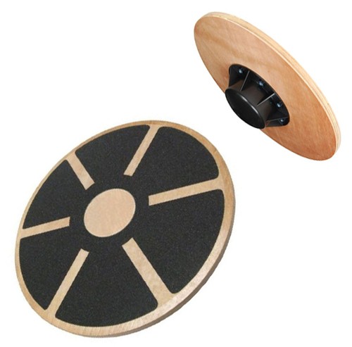 Wooden wobble balance board - wobble,