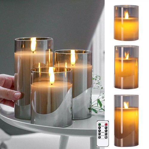 Pack led candles set with - 3,