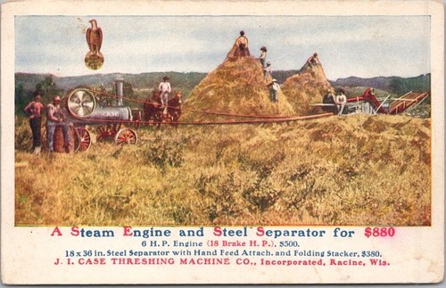 C1910s case threshing - case,