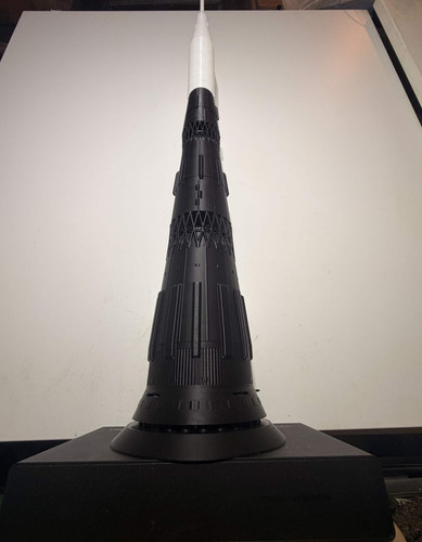 Soviet moon rocket model - soviet,