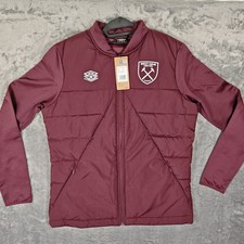 West Ham 2024/2025 Claret Thermal Training Jacket *BNWT* Umbro Large L