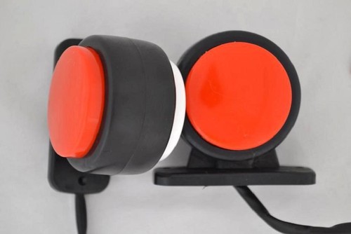 24v led red white - 2x,