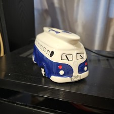 VW Camper Van Transporter Novelty Large  Blue Money Box