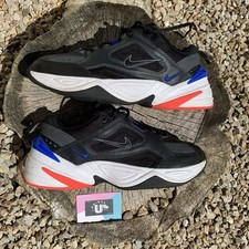 Premium Nike M2K Tekno Black Leather Blue Red White UK8 EU42.5 CM27 US9 US10.5W