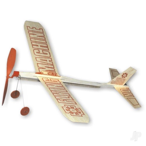 Guillow flying machine balsa - flying,