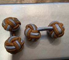 Cufflinks Fabric Knots Monkey