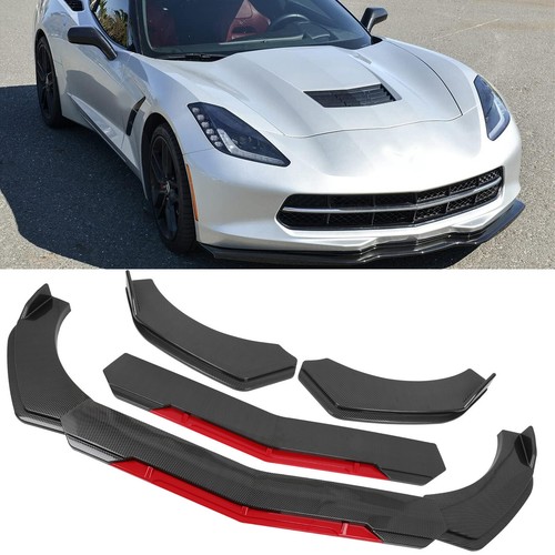 Glossy black front bumper lip - glossy,