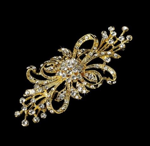 Gold tone diamante - tone,