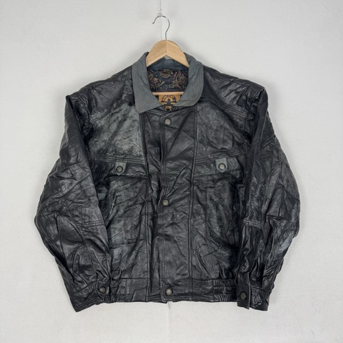 Phase black leather bomber - phase,