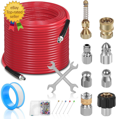 100ft sewer jetter kit - sewer,