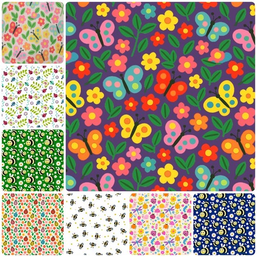 Printed poly cotton fabrics - poly,