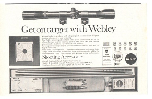 Webley scott ltd shooting - &,