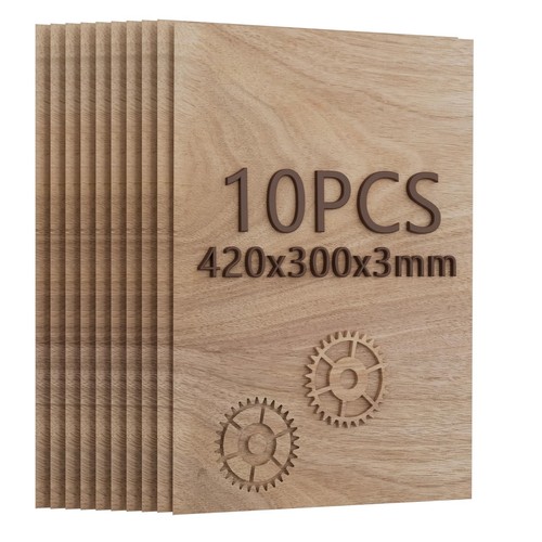 10pcs 3mm laser engraving - 3mm, a3