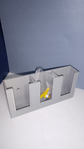 Grey remote control holder - -,