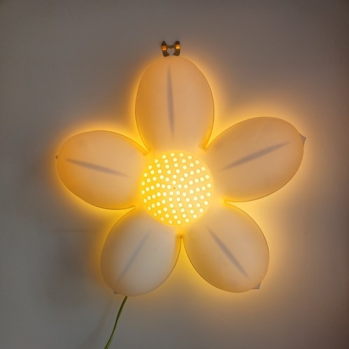 Vintage white ikea flower - vintage,