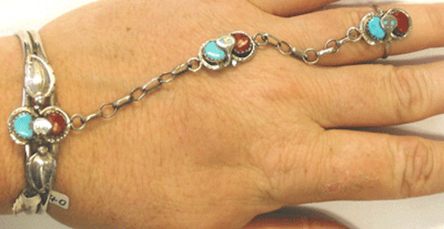 Sterling silver slave - slave, bracelet