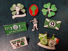 8 x Celtic fc Football Club Badges - VGC Gift Ultras (Not Hoidy)