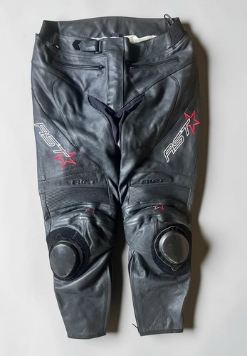 Rst rift mens leather - leather, black