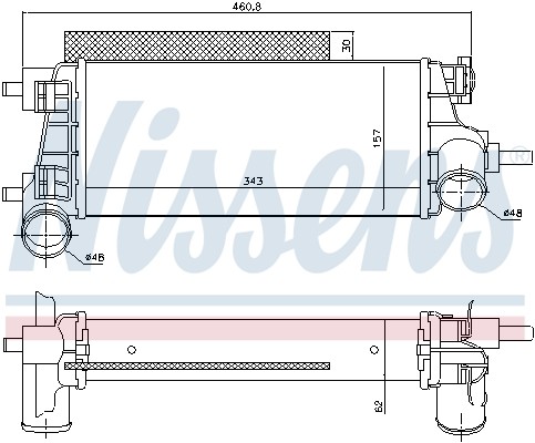 Fits ford focus intercooler - ford,
