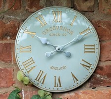Outdoor indoor Wall Clock Grey