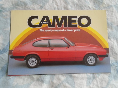 Ford capri cameo brochure - ford,