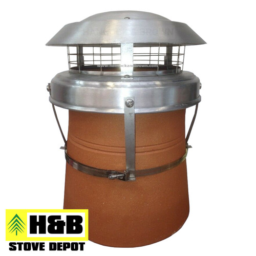 Anti down draught chimney - draught, cowl