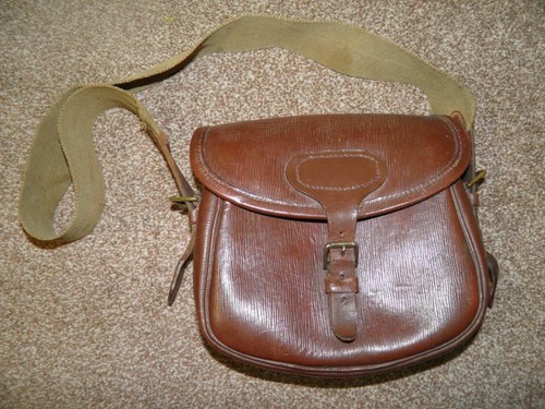 Vintage brown leather - vintage, 50