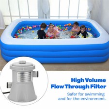 US PLUG！Electric Swimming Pool Filter Pump Water Cleaning Above Ground Pool