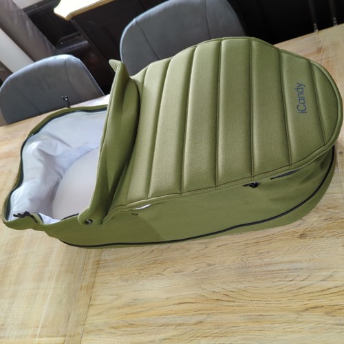 Icandy peach carrycot - peach, olive
