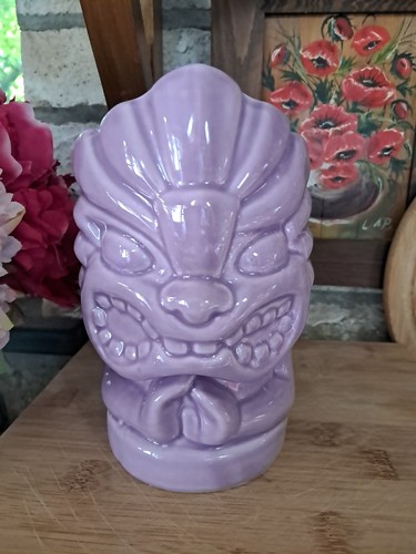 Lilac tiki mug vase - mug, or
