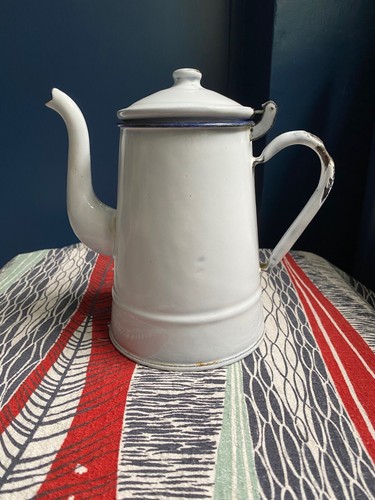 Vintage enamel coffee pot