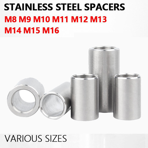 Stainless steel round spacers - steel,